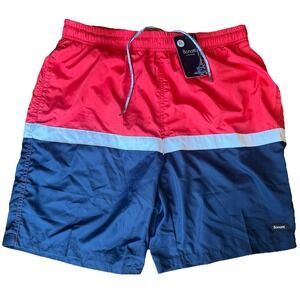 NWT Bonatti Comfortable Colorblocked Striped 9" Swim Trunks Quick Drying Rare XL